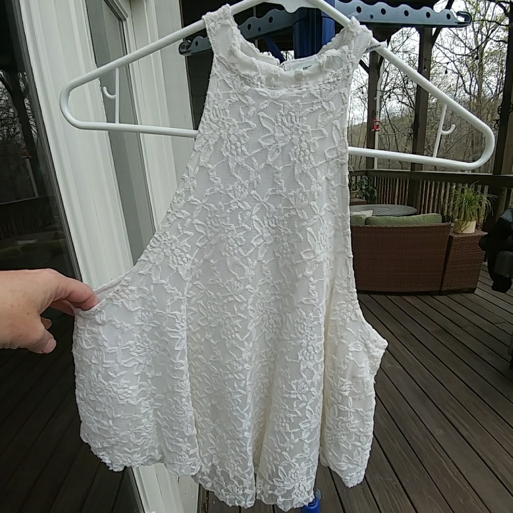 Lace crop top